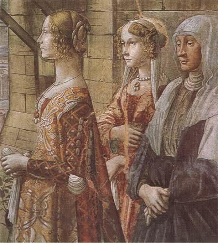 Sandro Botticelli Domenico Ghirlandaio stories of St john the Baptist the Visitation China oil painting art